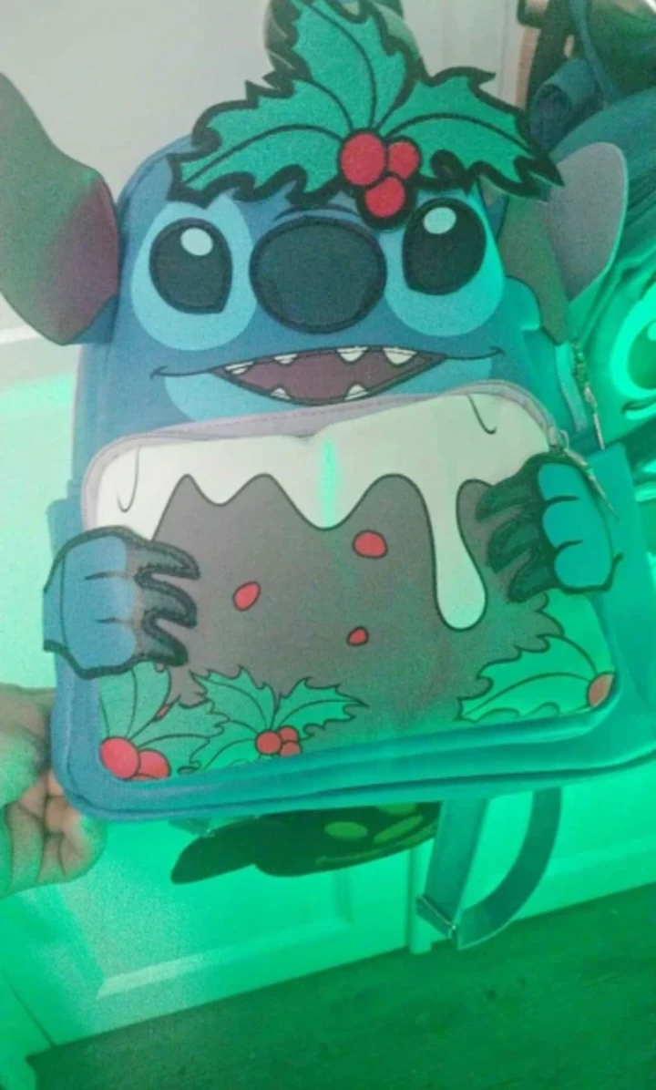 Holiday Lilo and Stitch mini backpack