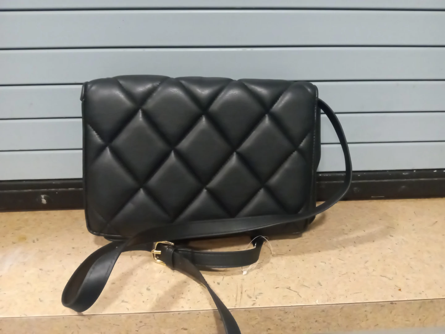 Black Quilted Shoulder Bag