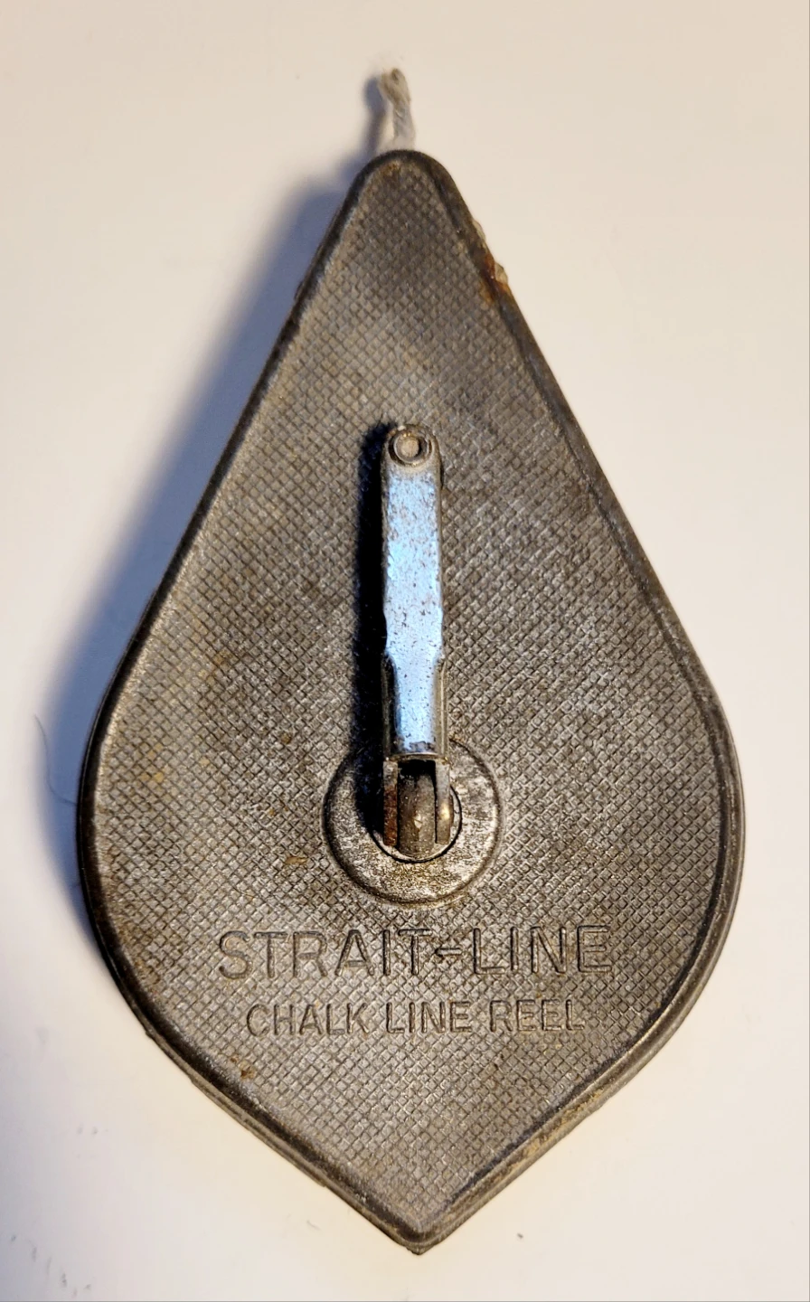 Irwin Vintage Strait-Line Chalk Line Reel Plumb Bob