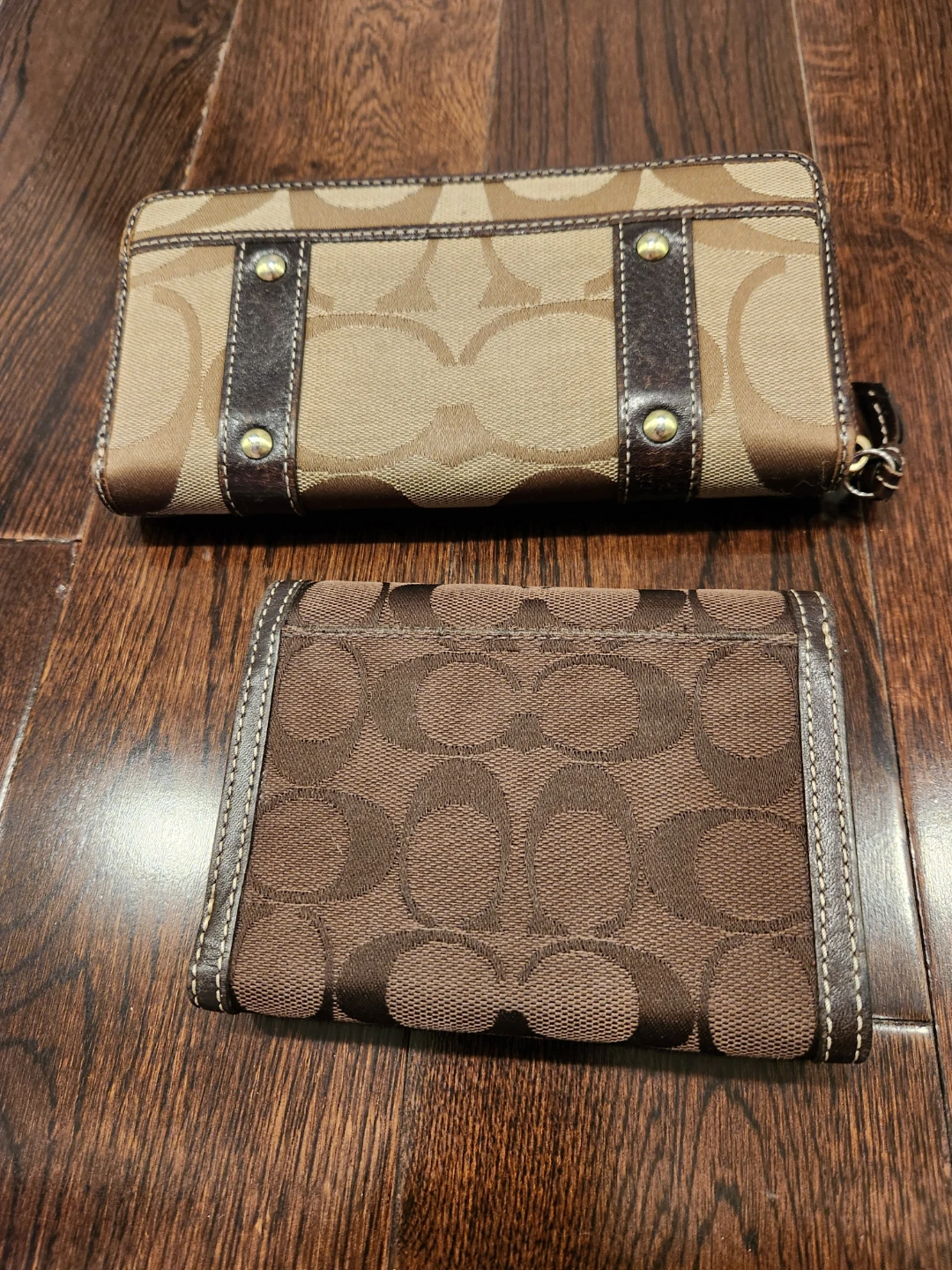 Coach Signature C Logo Wallets (2) Brown - photo 4