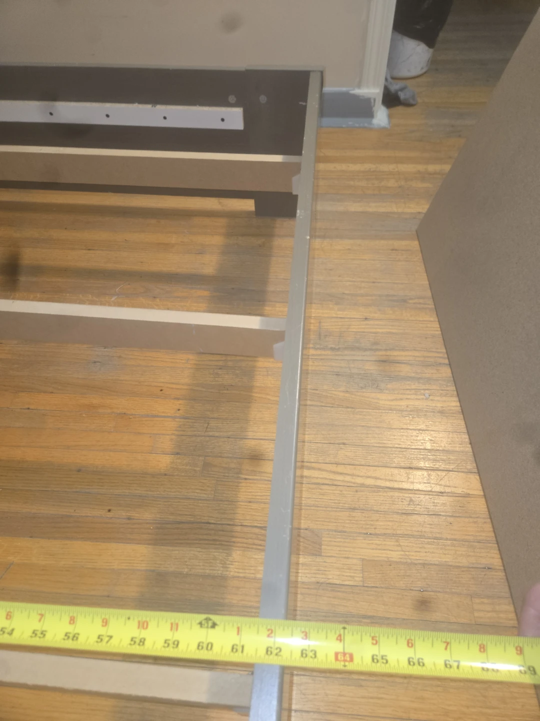 Grey Queen Size Bed Frame with Slats - photo 4