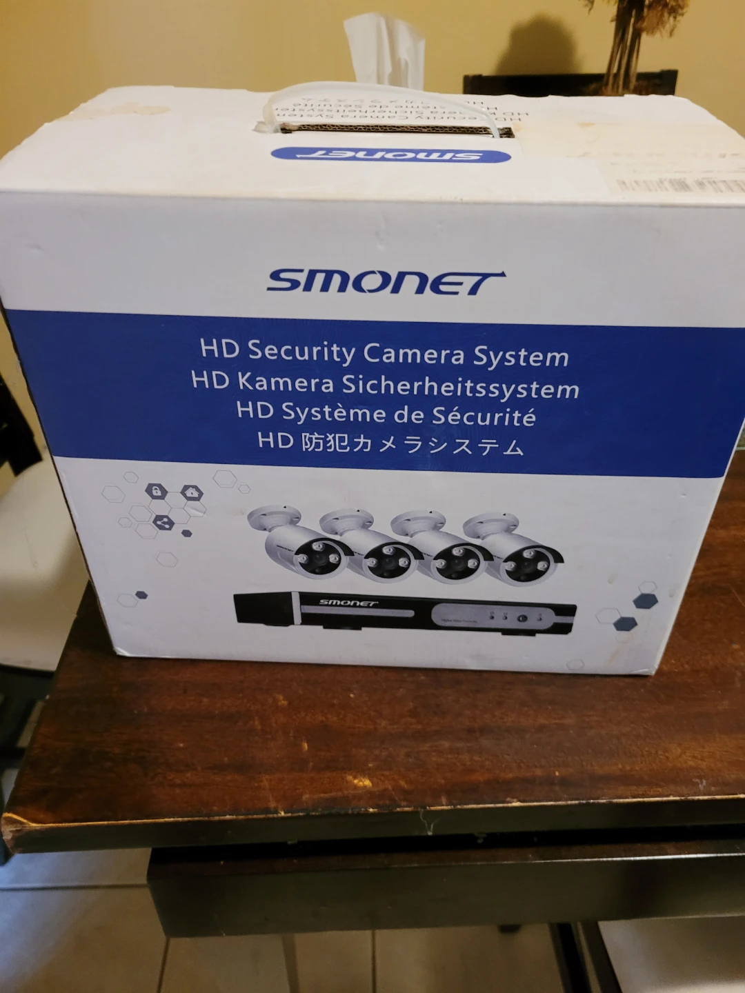 SMONET HD Security Camera System 4CH Wireless NVR Kit