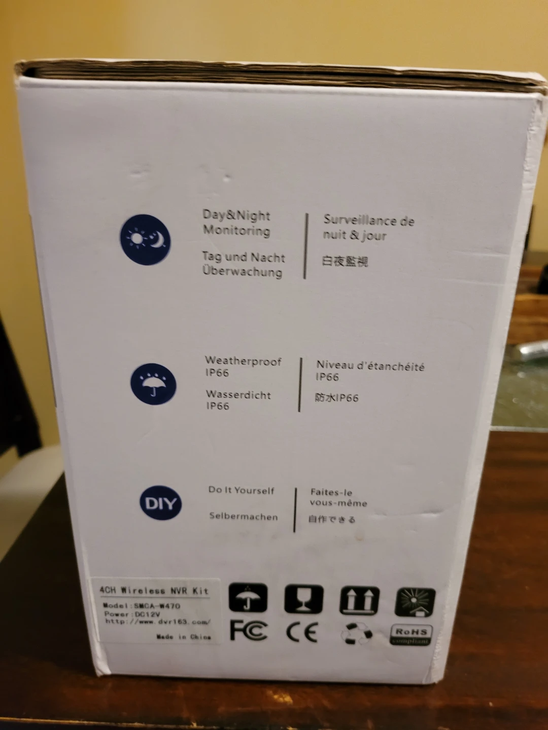SMONET HD Security Camera System 4CH Wireless NVR Kit - photo 2