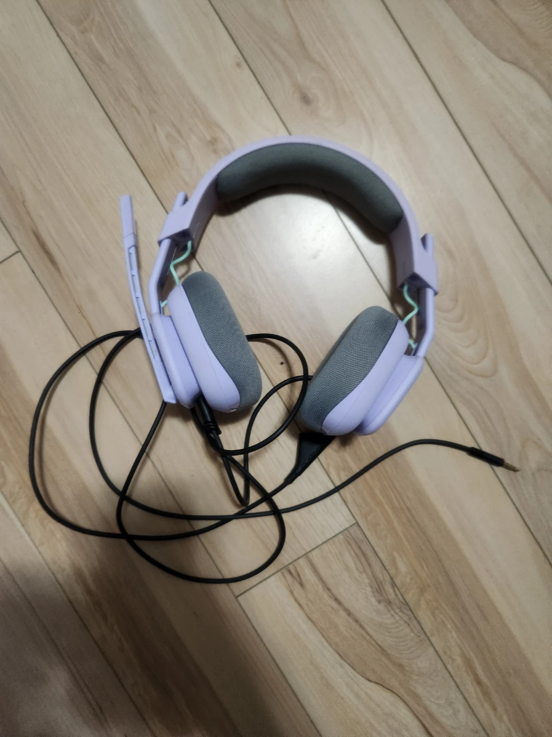 Purple Gaming Headset with Microphone
