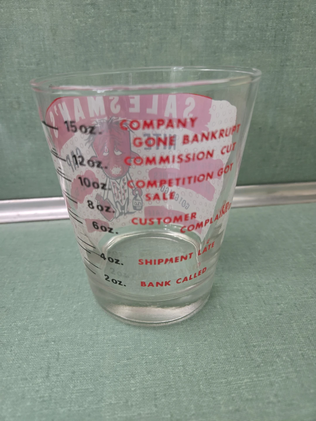 Vintage Salesman's Nite Cap Glass - photo 2