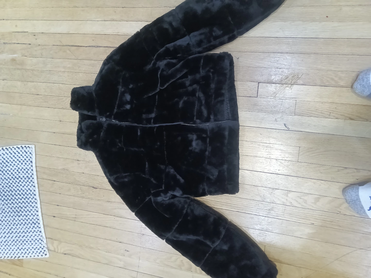 Forever 21 Black Faux Fur Jacket