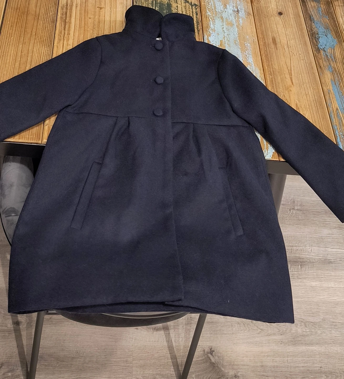 ZY Collection navy blue girls coat size 7/8 years - photo 2