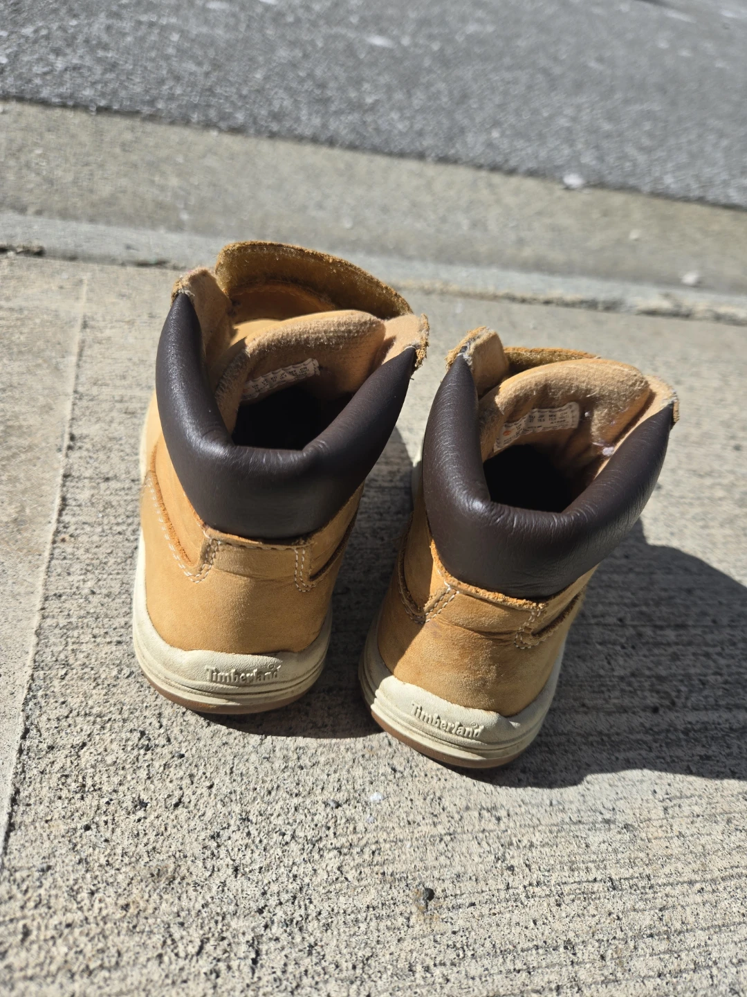 Timberland Toddler Boots Size 10K Tan Velcro - photo 2