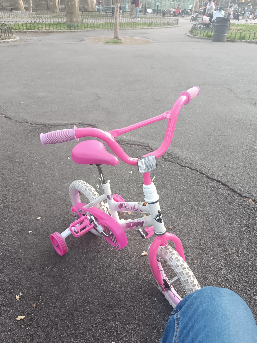Pink & White Kids Training Bike - photo 2