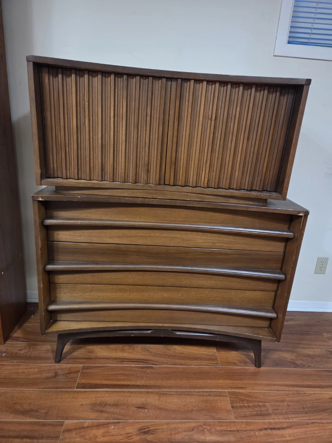 Mid-Century Modern Wood Dresser