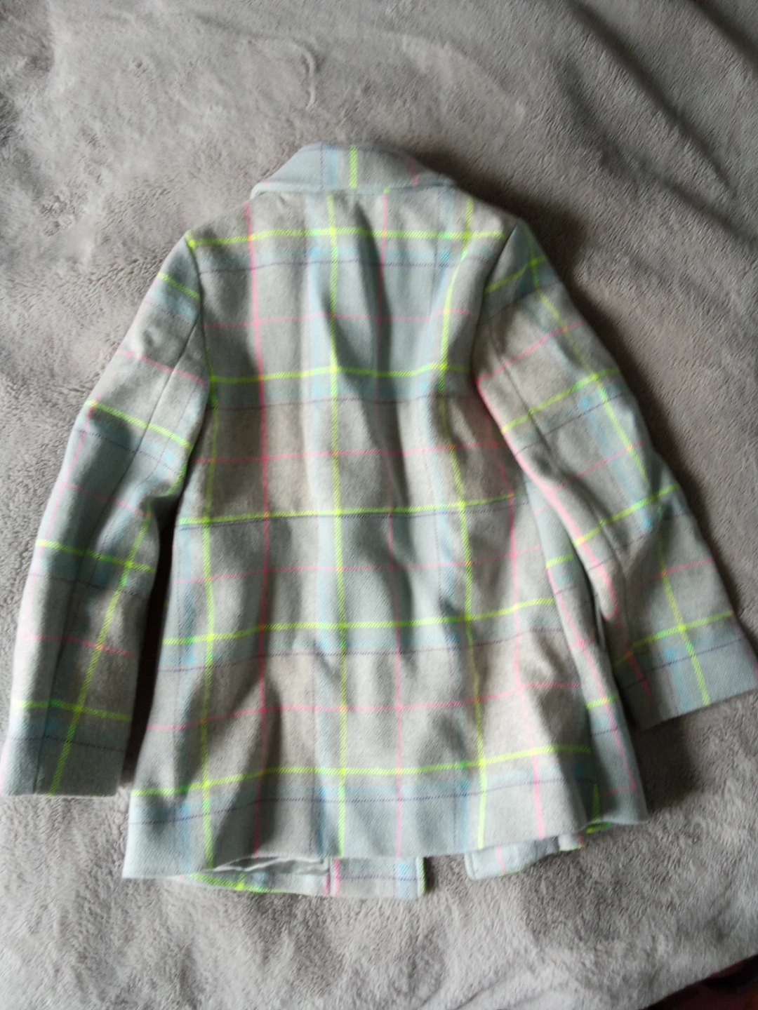GapKids Plaid Wool Blend Coat - Size 10 - photo 2