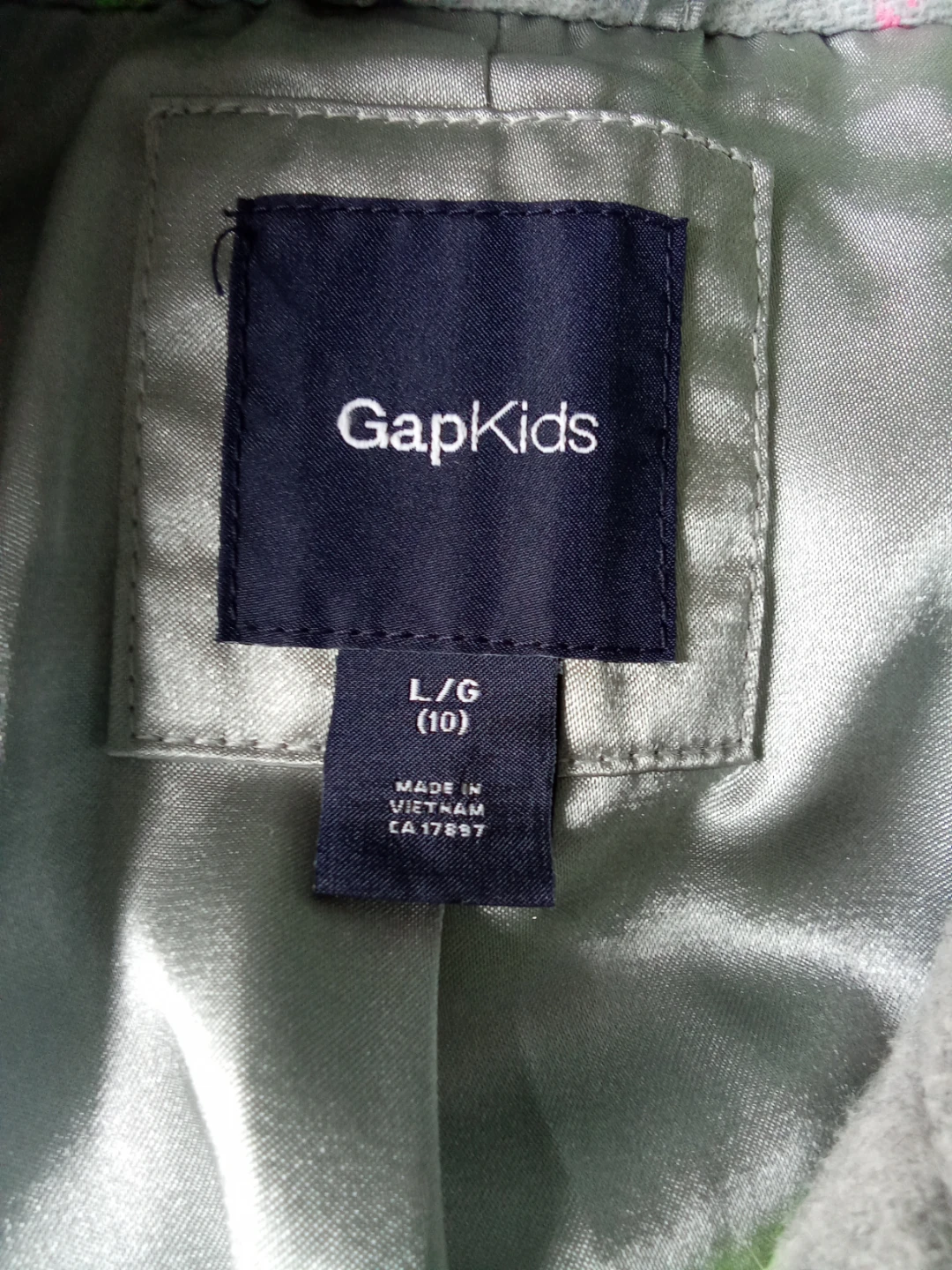 GapKids Plaid Wool Blend Coat - Size 10 - photo 3