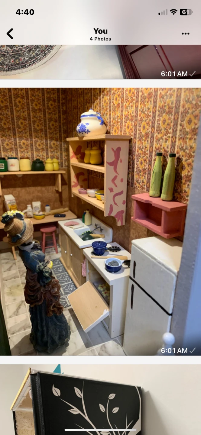Homemade doll house- FULL ACCESSORIES included - photo 5