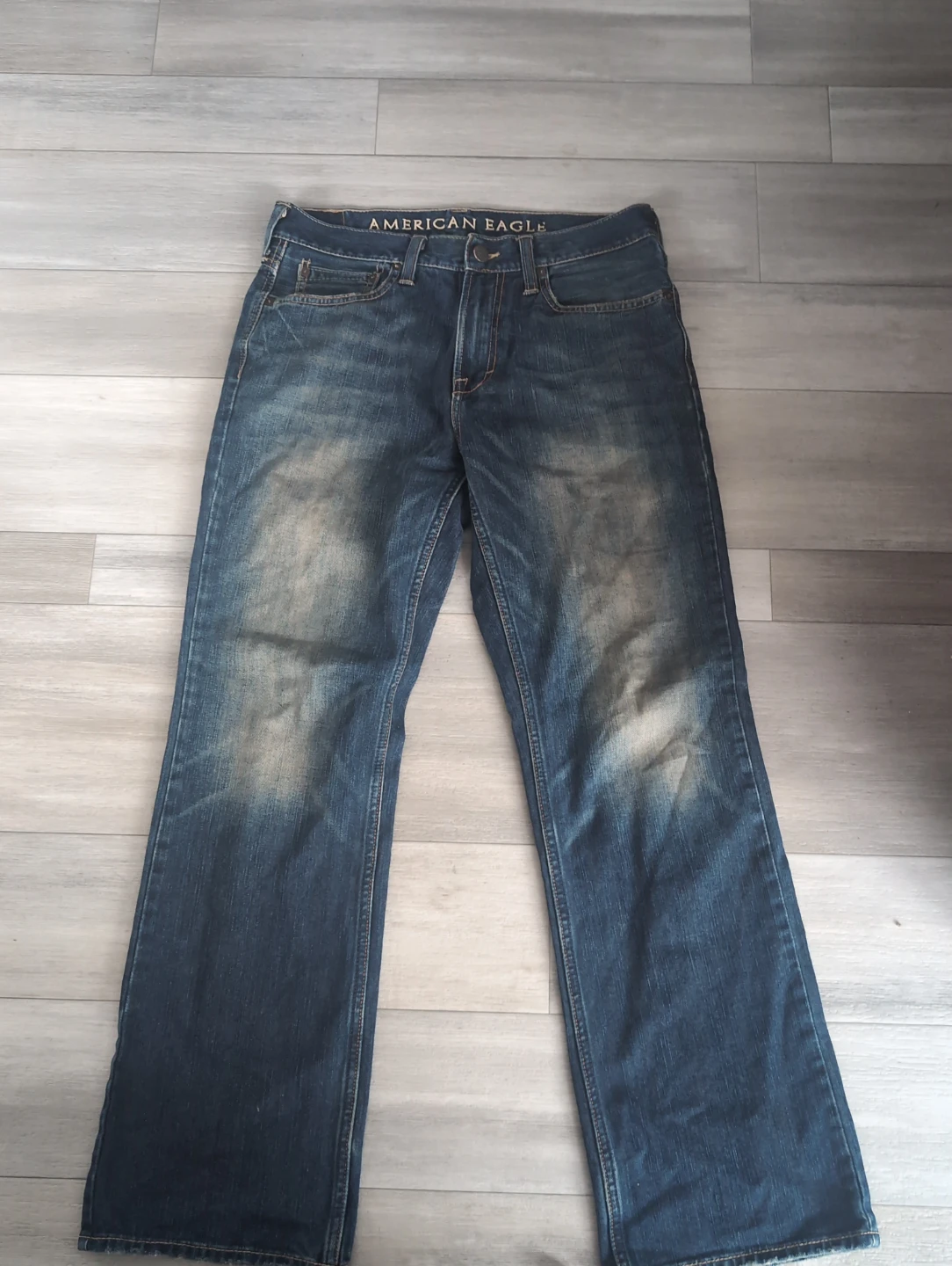 American Eagle Men's Blue Wash Jeans