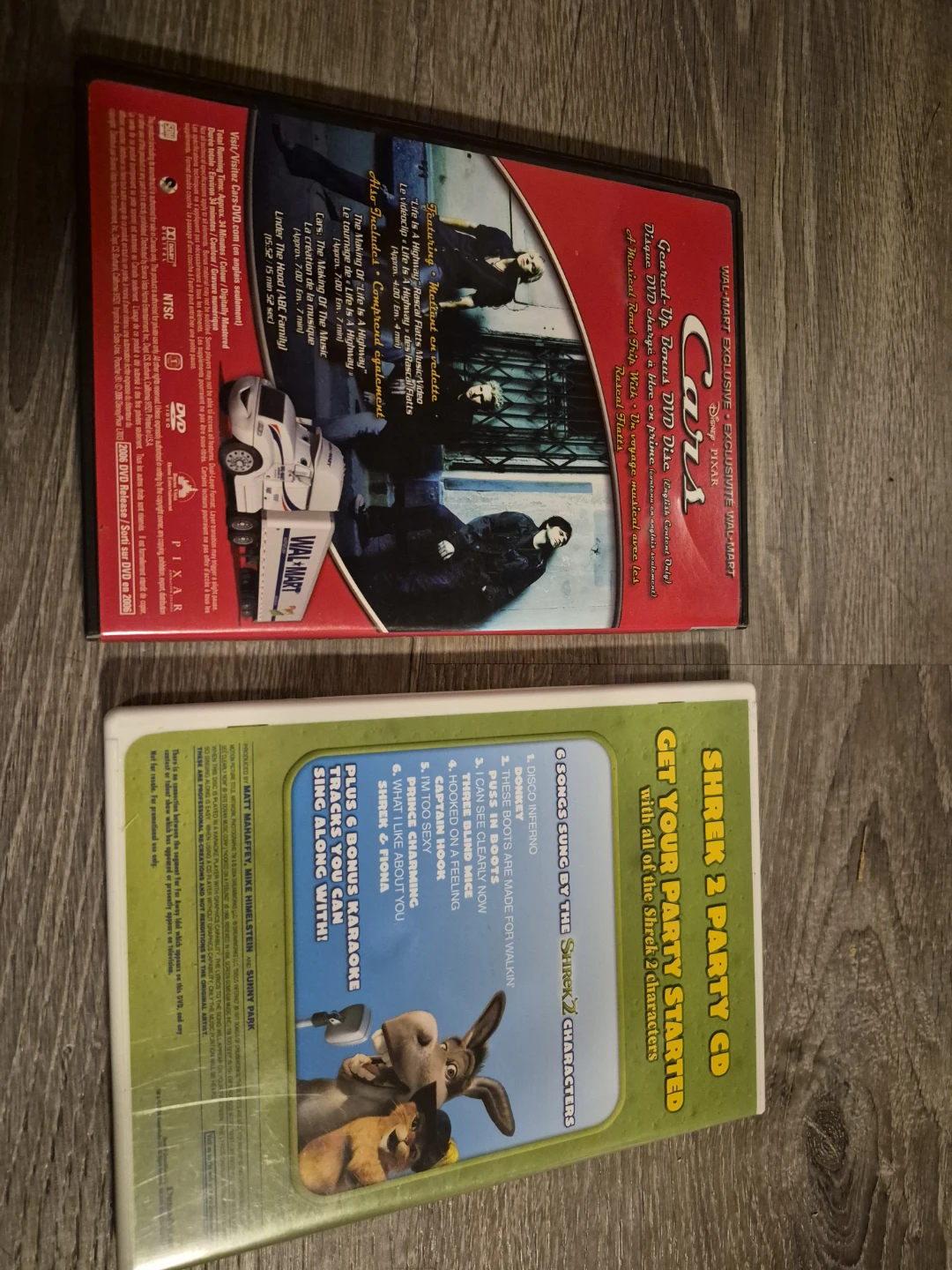 Disney Pixar Cars DVD & Shrek 2 Party CD - photo 2