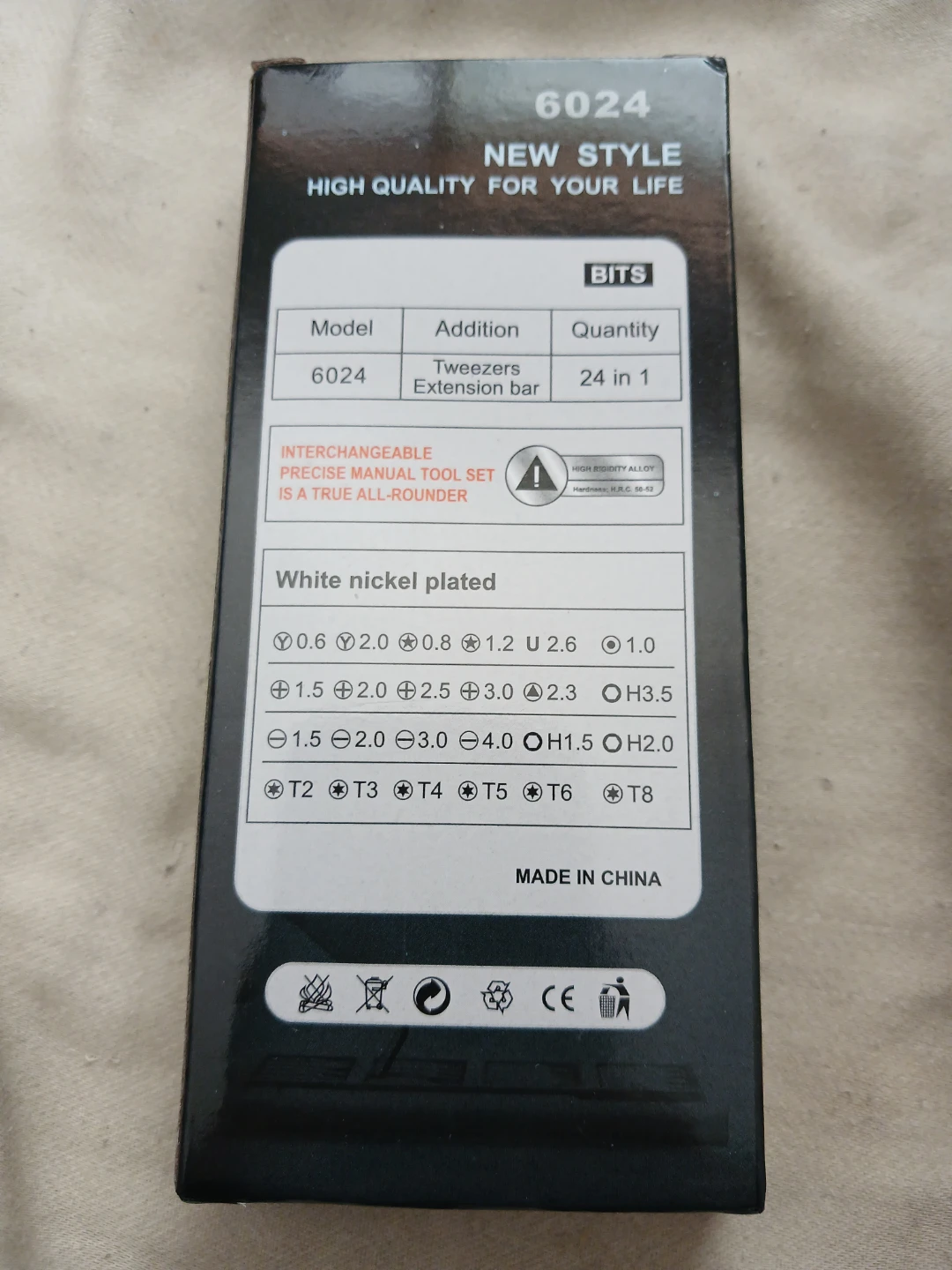 24-in-1 Interchangeable Precise Manual Tool Set - photo 2