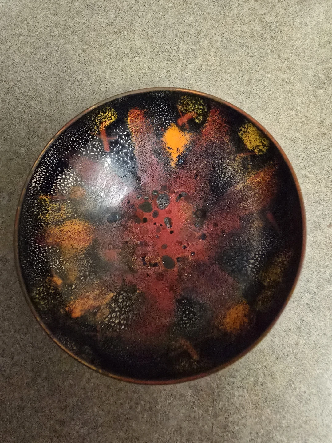 Handmade Heavy Decorative Small Round Bowl