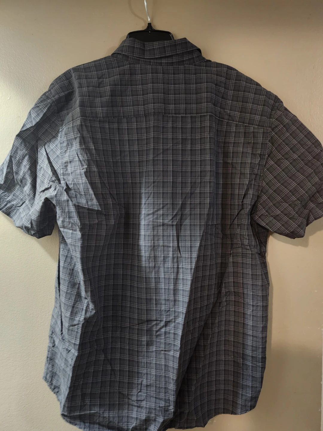Calvin Klein Men's Plaid Short Sleeve Shirt - Large - photo 3