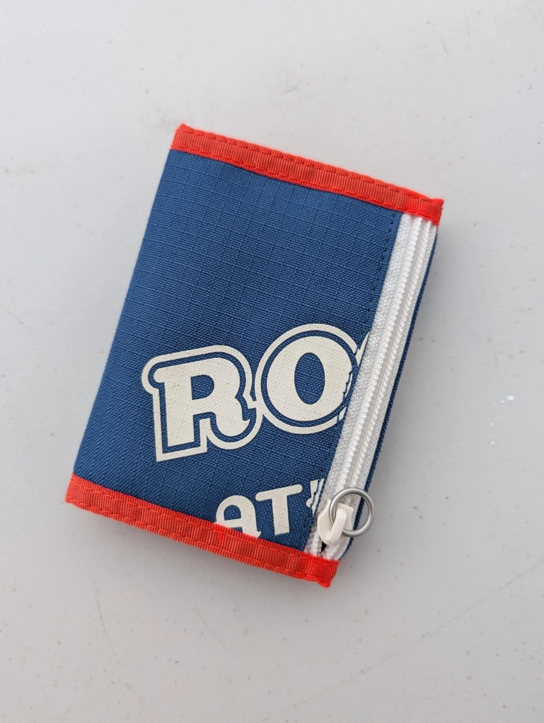 Retro Roots Athletics Blue and Orange Tri-Fold Wallet - photo 2