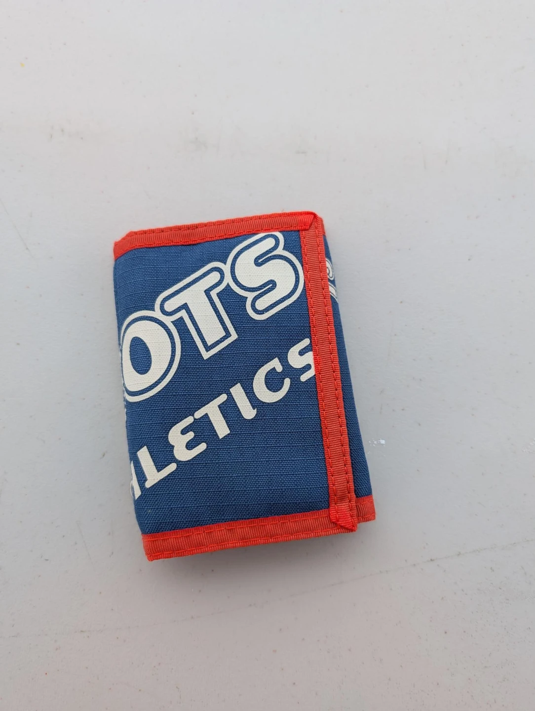 Retro Roots Athletics Blue and Orange Tri-Fold Wallet