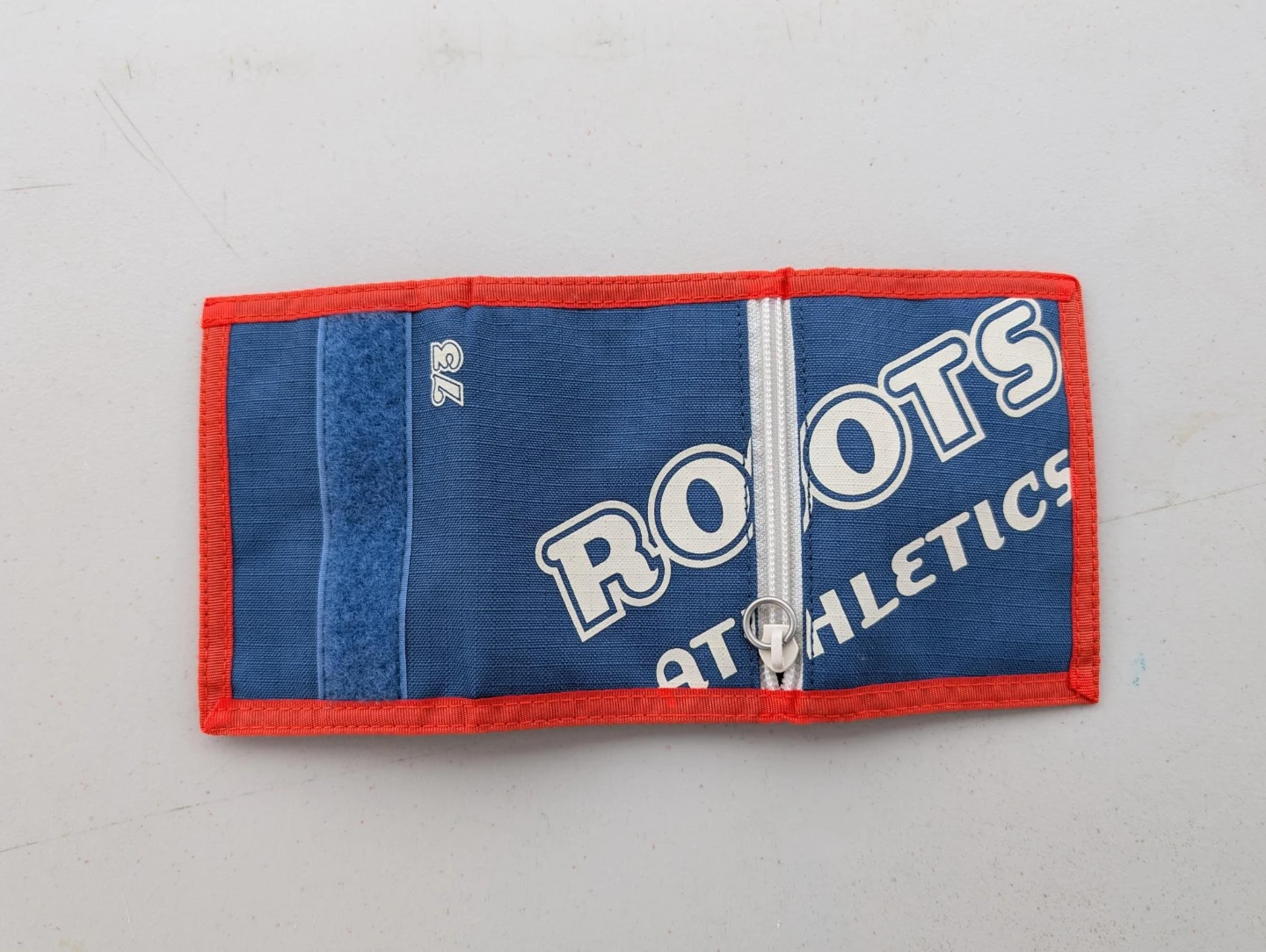 Retro Roots Athletics Blue and Orange Tri-Fold Wallet - photo 3