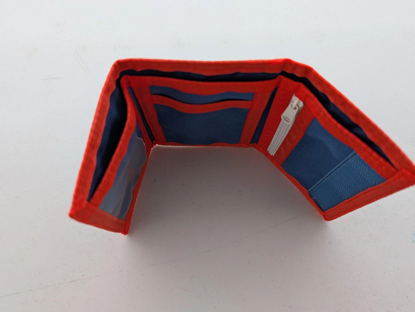 Retro Roots Athletics Blue and Orange Tri-Fold Wallet - photo 4