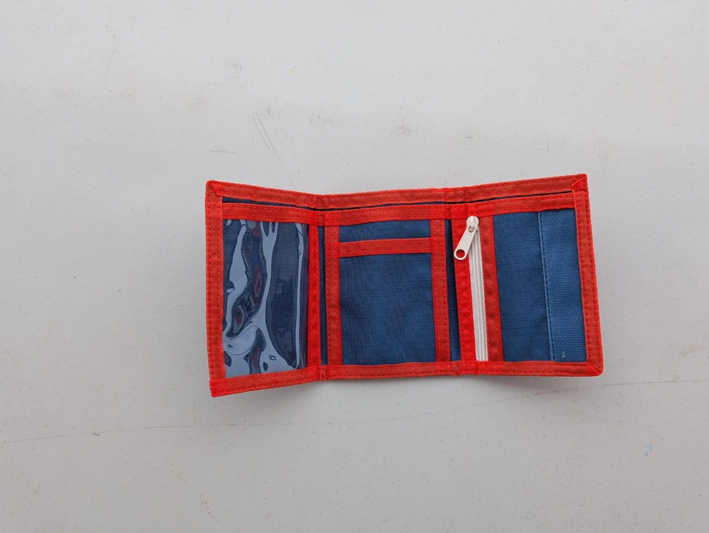 Retro Roots Athletics Blue and Orange Tri-Fold Wallet - photo 5