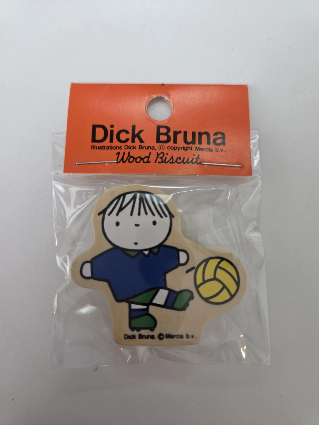 Dick Bruna Wood Biscuit Soccer Player Figurine