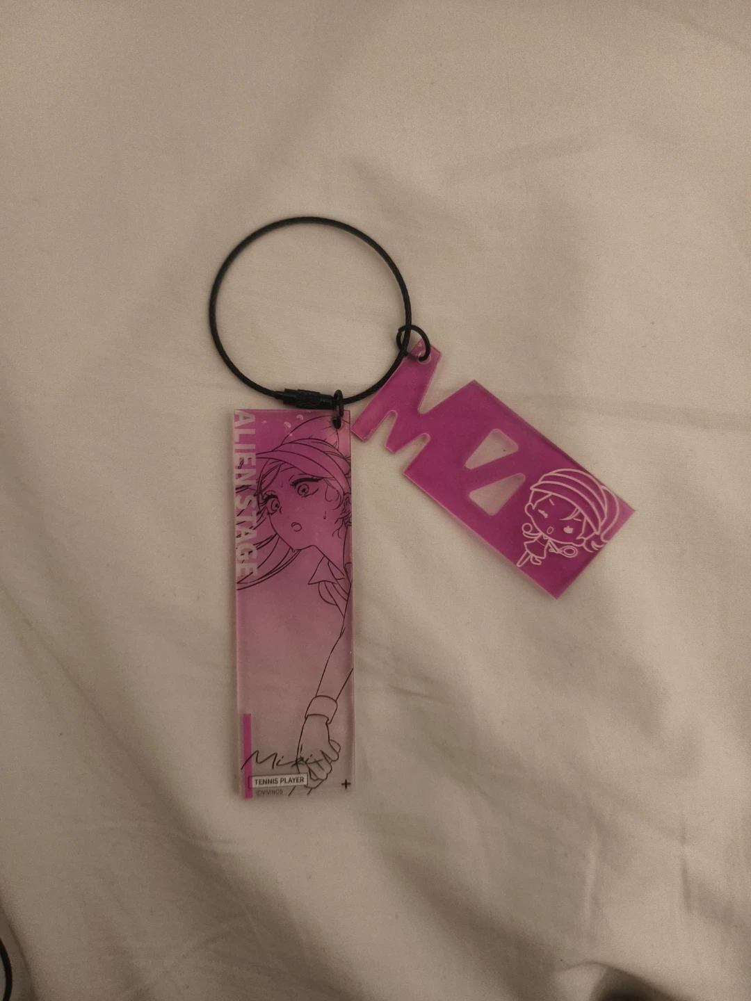 Mizi tennis player keychain
