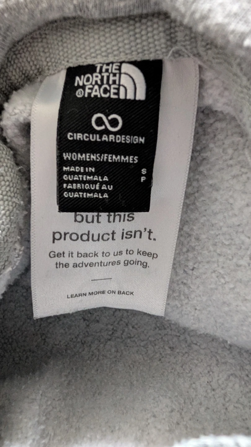 The North Face Grey Hoodie Size S - photo 2