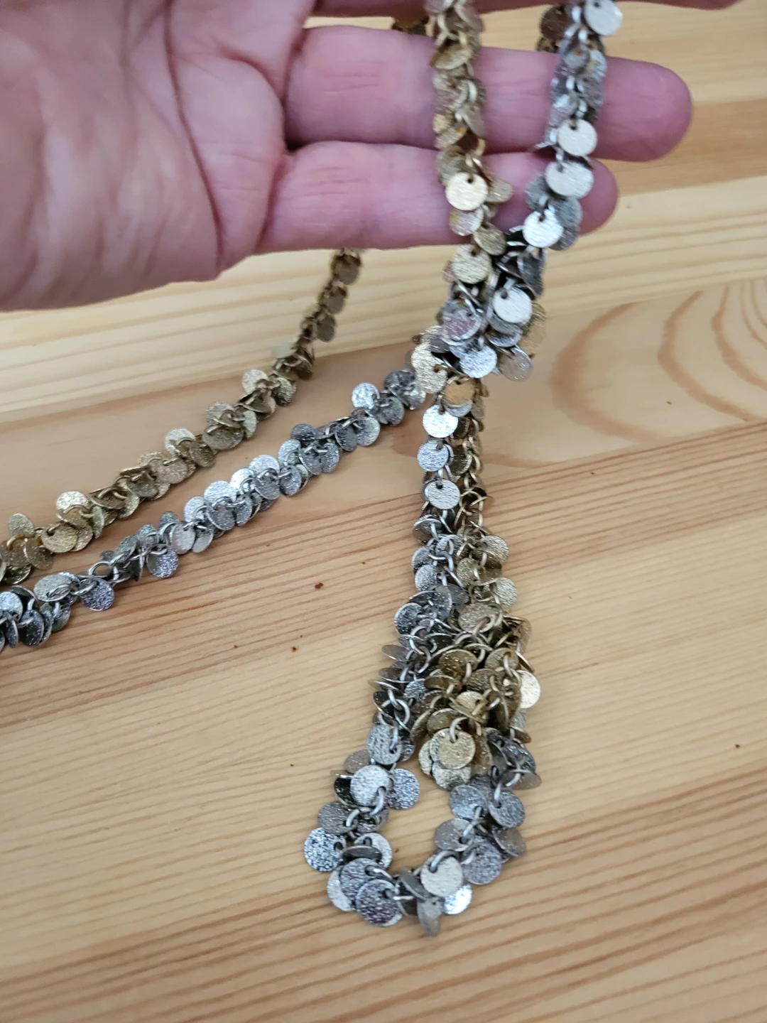 Layered Coin Charm Necklace - photo 2