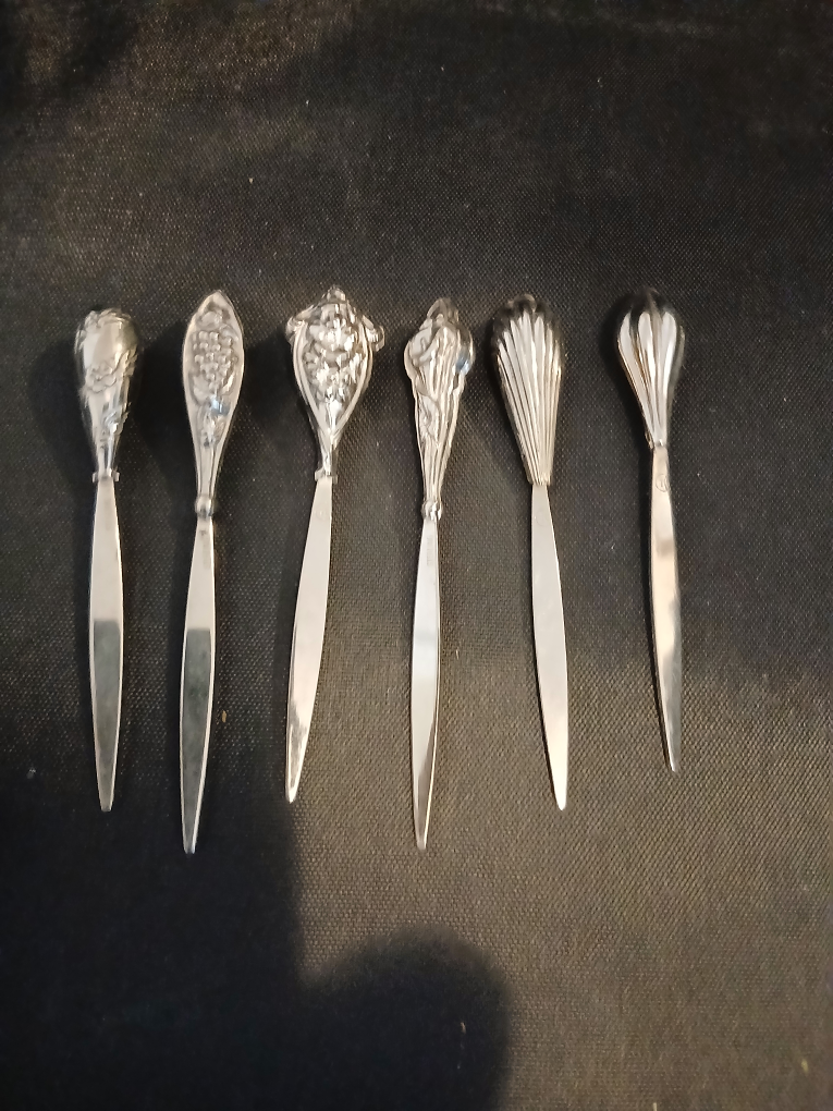 Sterling Silver olive or pickel Forks Set of 6