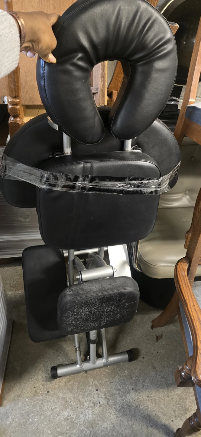 Black Massage Chair