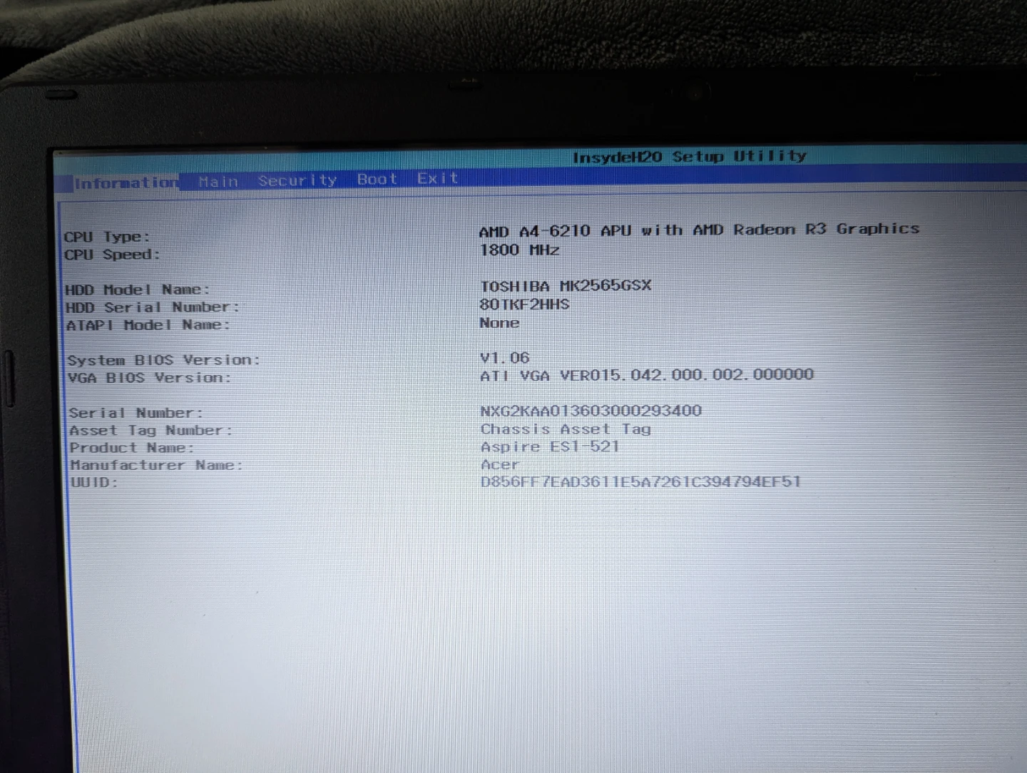 Acer Aspire ES1-521 Laptop - photo 3