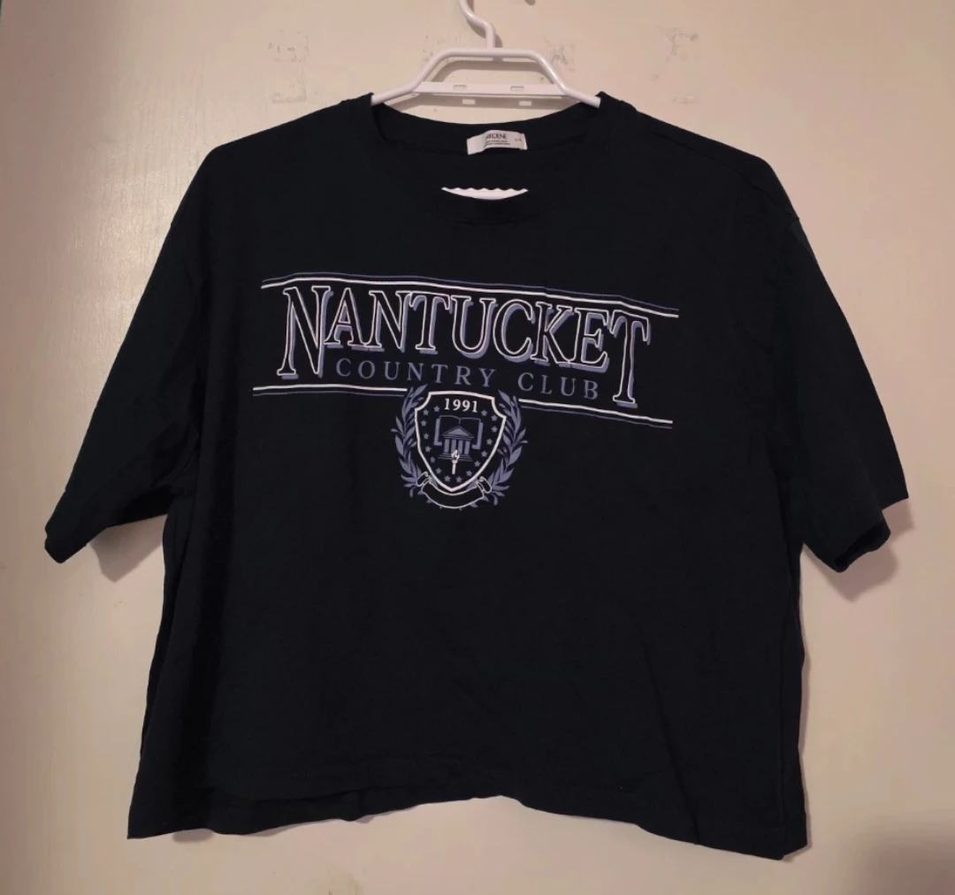 Navy T-shirt and White T-shirt