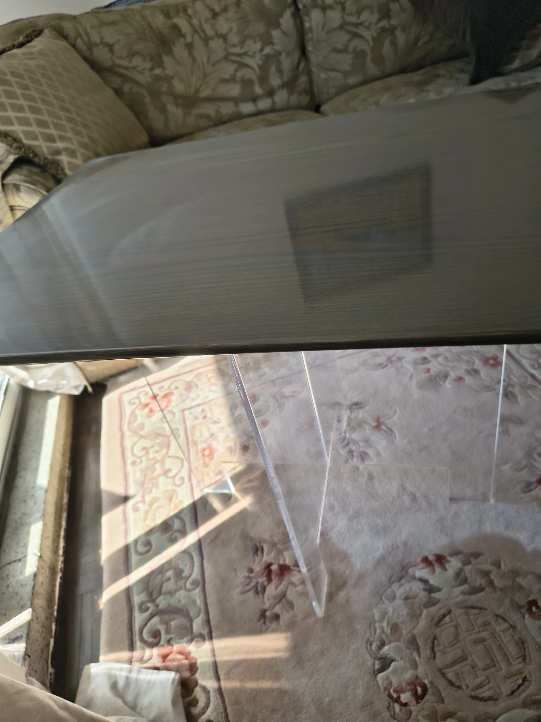Modern Acrylic Leg Coffee Table - photo 2
