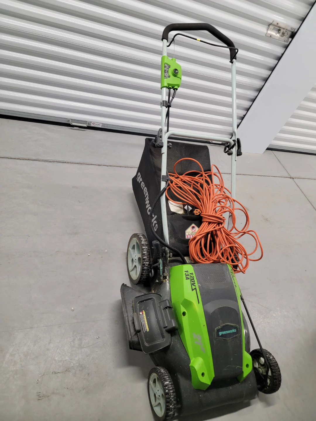 Greenworks 20-Inch 12 Amp Corded Electric Mower