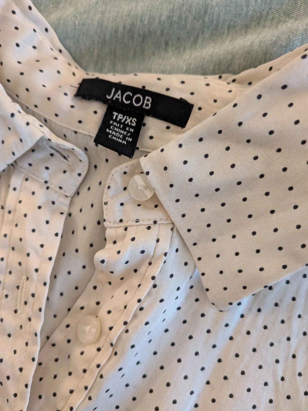 Jacob Silk Polka Dot Blouse - photo 2