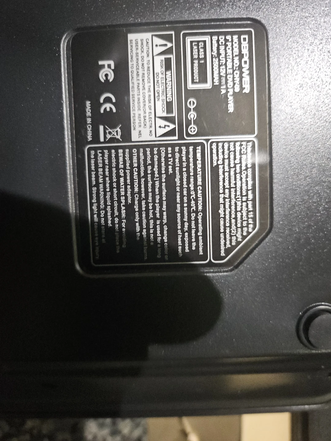 DBPOWER 9" Portable DVD Player - photo 4