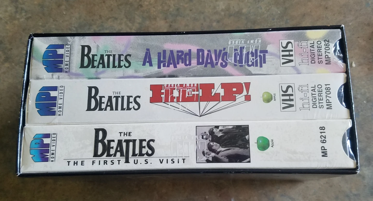 The Beatles Collection  (VHS) 3 Movie VHS Box  Set Sealed Tapes - photo 2