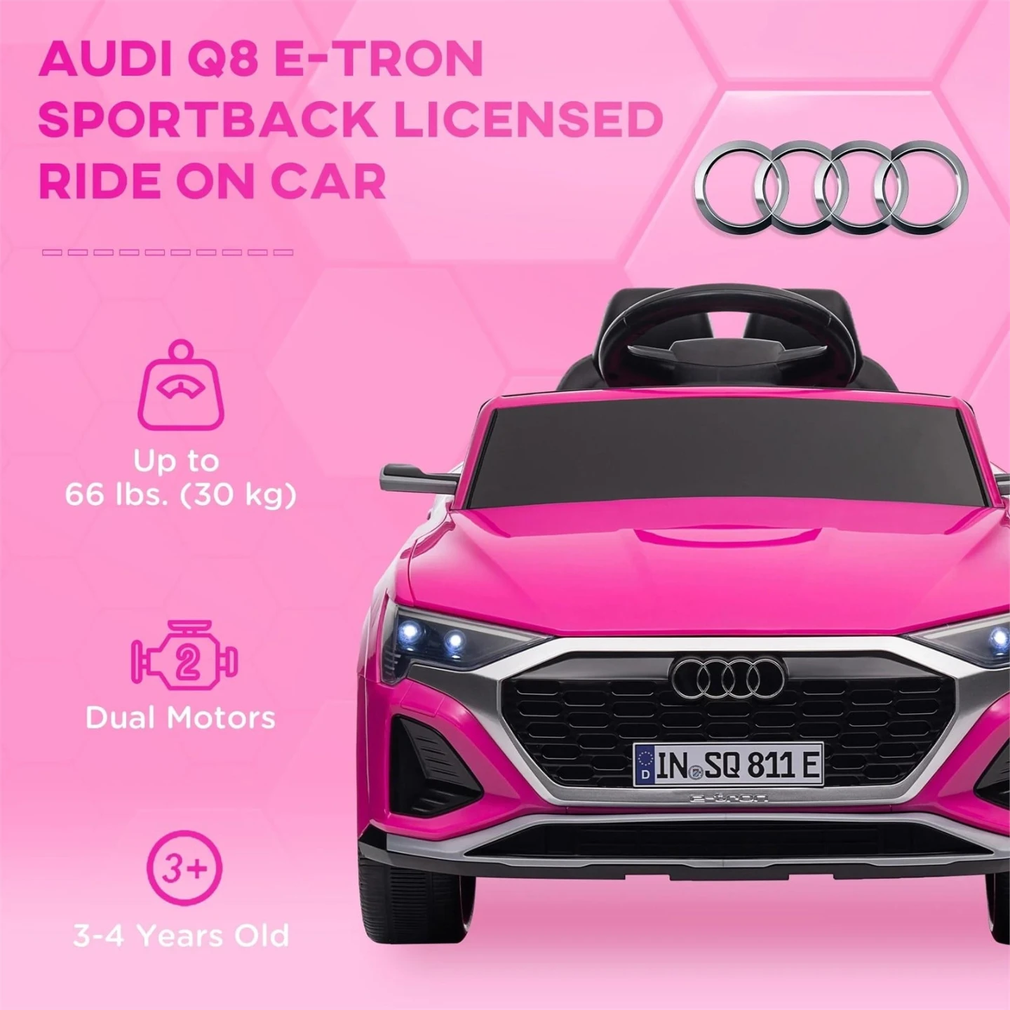 Audi Q8 E-Tron Licensed Ride On Car for Kids - photo 3