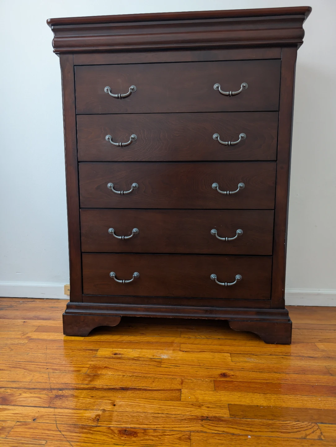 Dark Brown 5-Drawer Chest