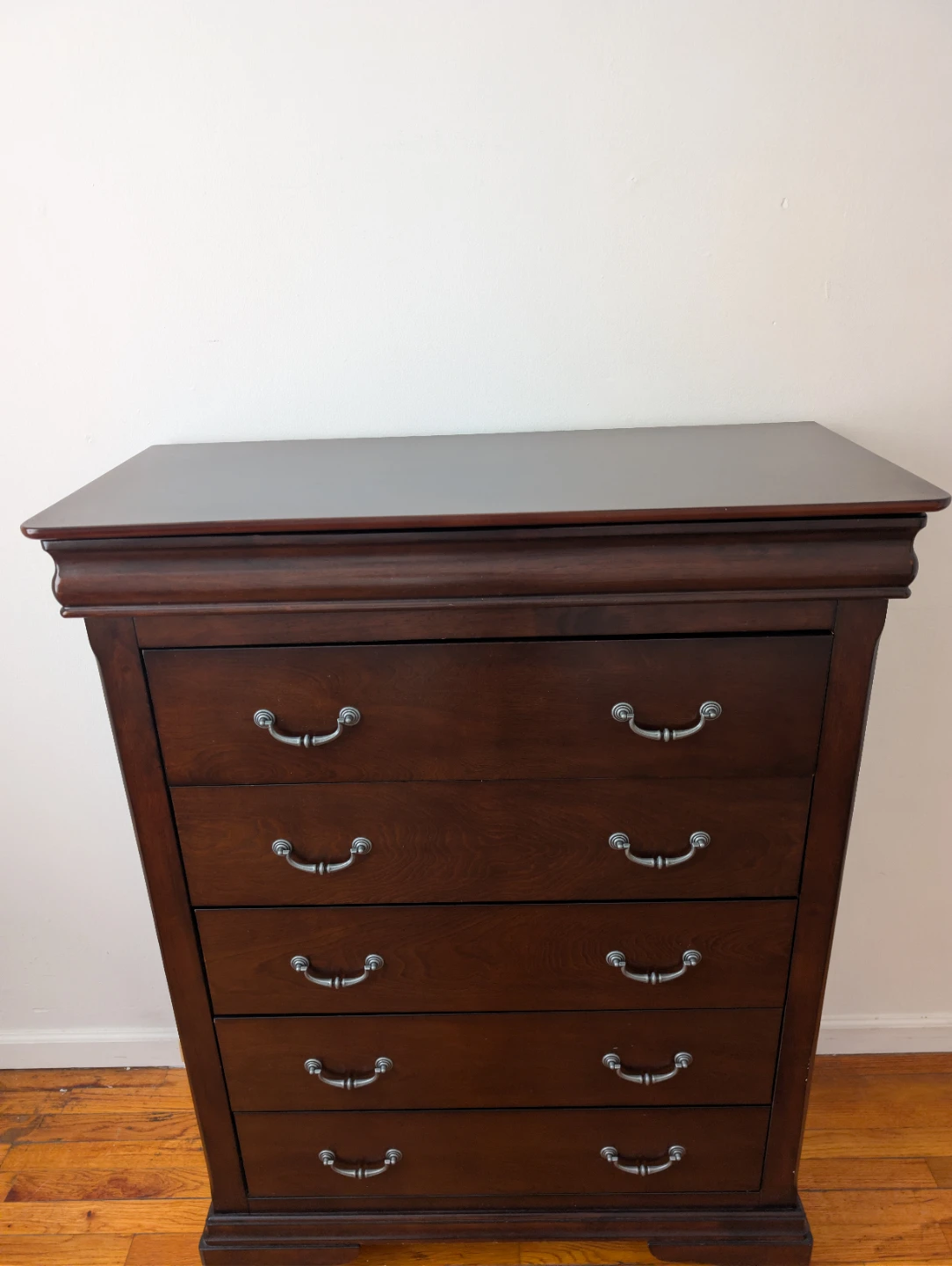 Dark Brown 5-Drawer Chest - photo 2