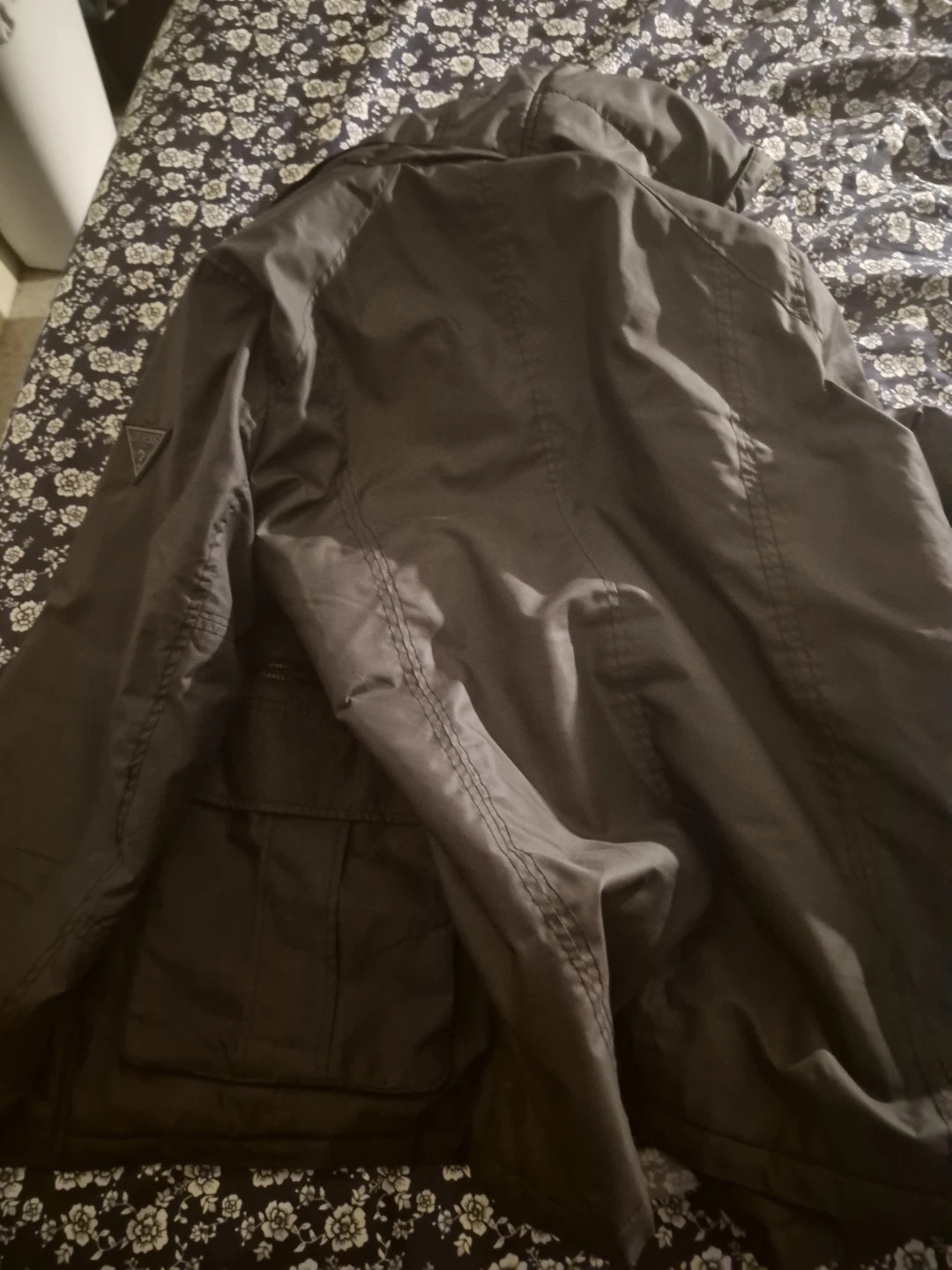 Guess Men's Dark Brown Hooded Parka Jacket - photo 3