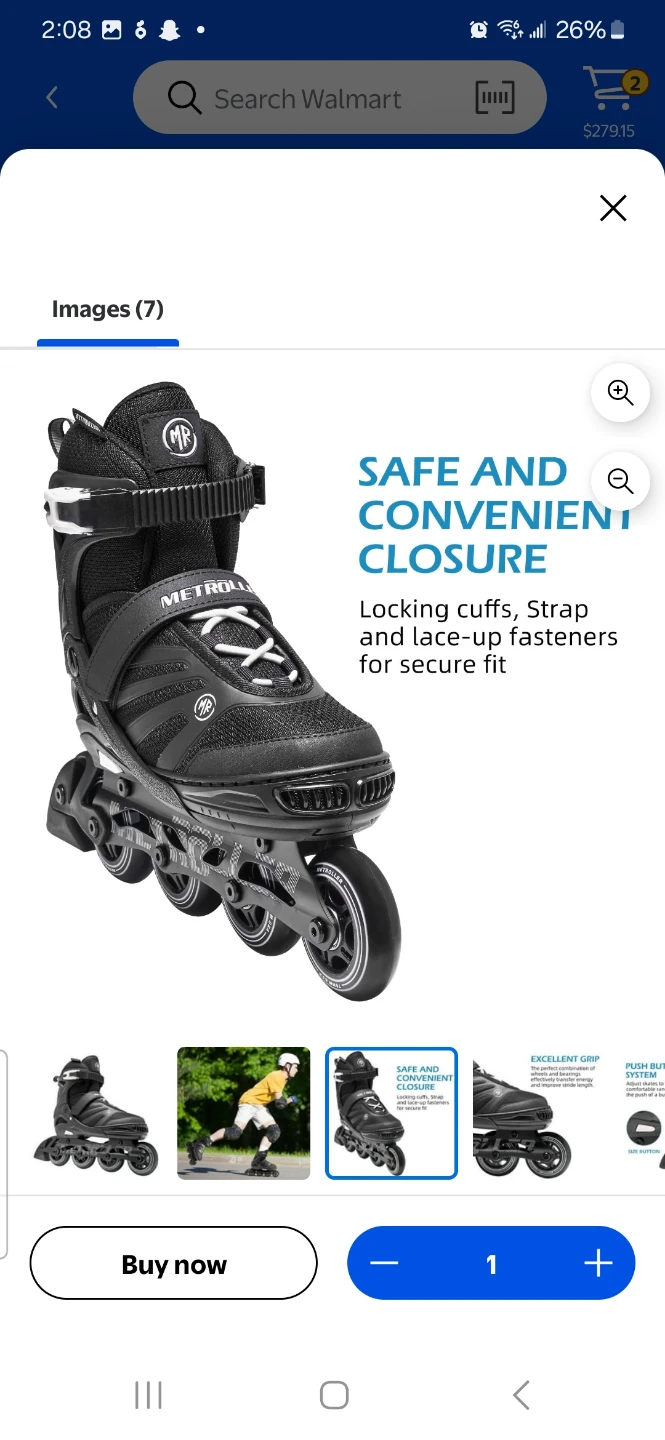 METROLLER Women/Men Inline Skates Adjustable Inline Skates - photo 3
