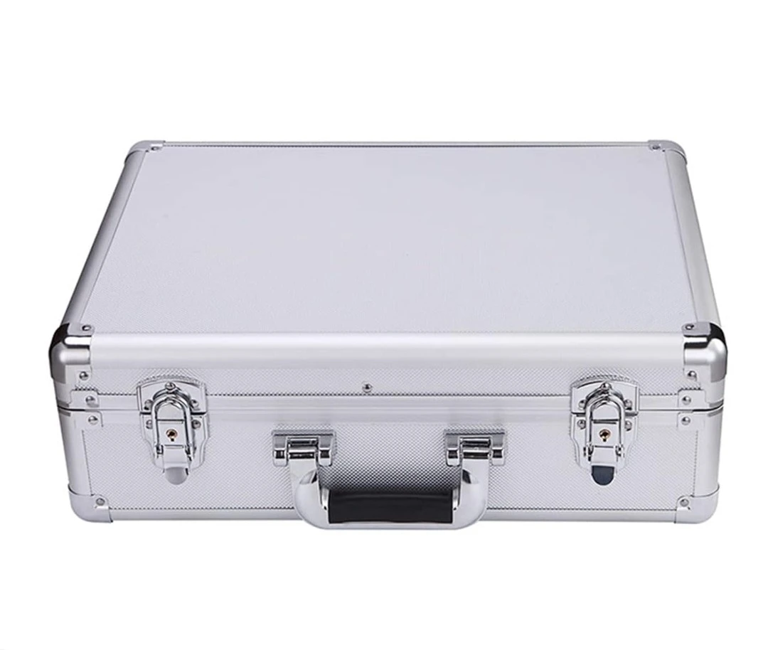 Silver Aluminum Attache Case / Tool Box
