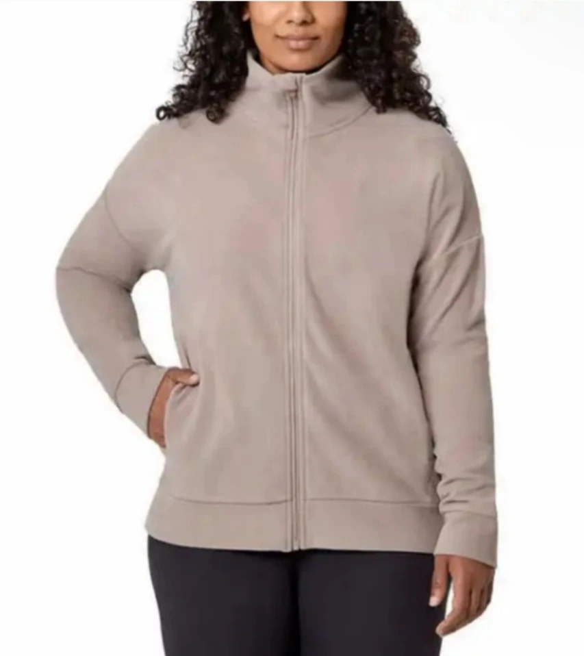 Brand new Women's Mondetta Mock Neck Cozy Full Zip Jacket