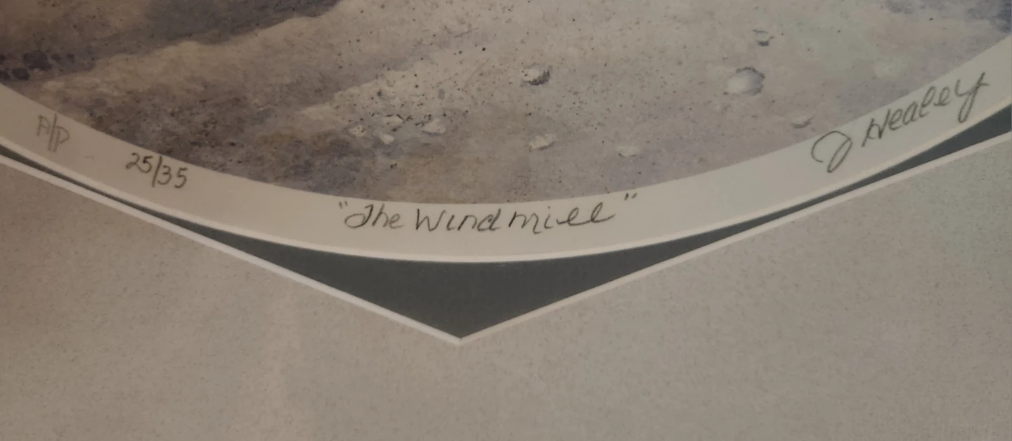 J Healey "The Windmill" Print #25/35 - photo 2