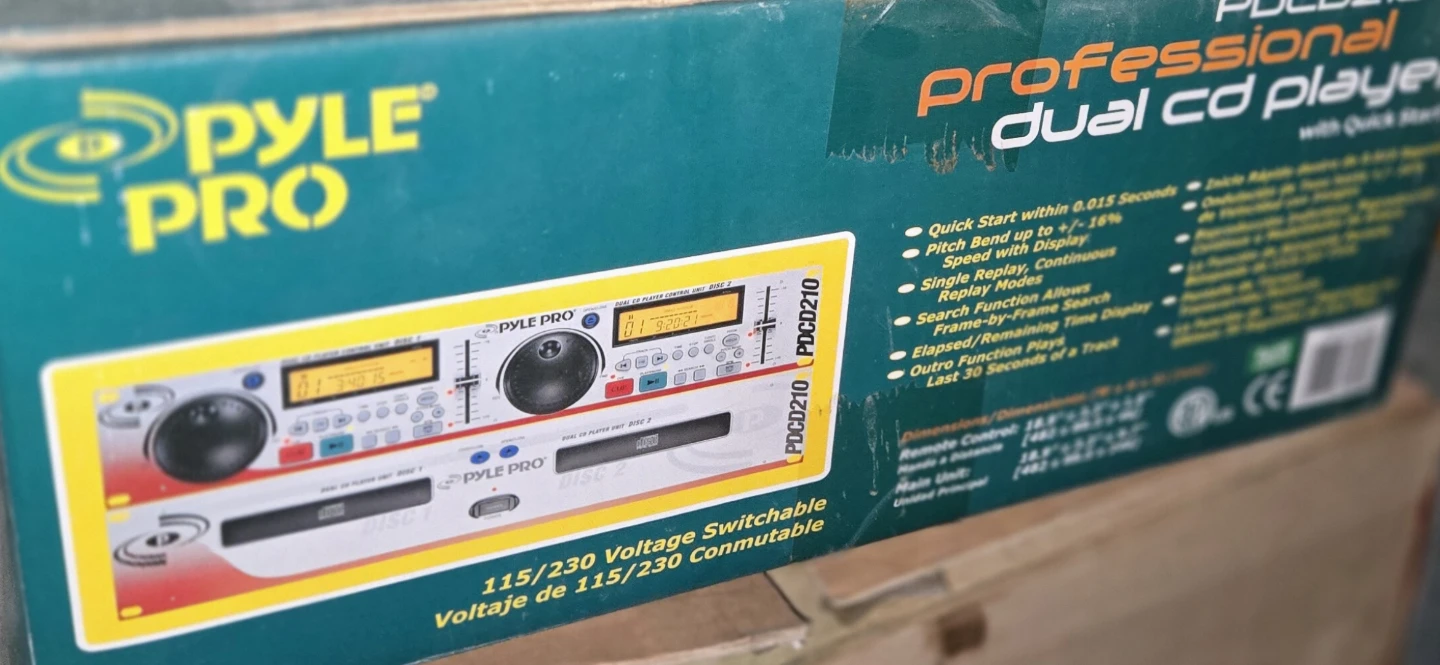 Pyle Pro PDCD210 Professional Dual CD Player - photo 2