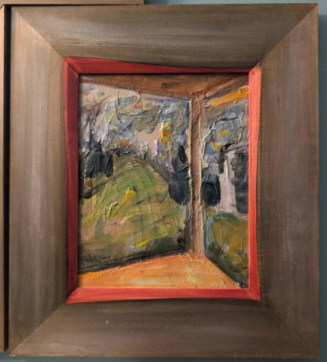 Textured Landscape Oil Painting - photo 2